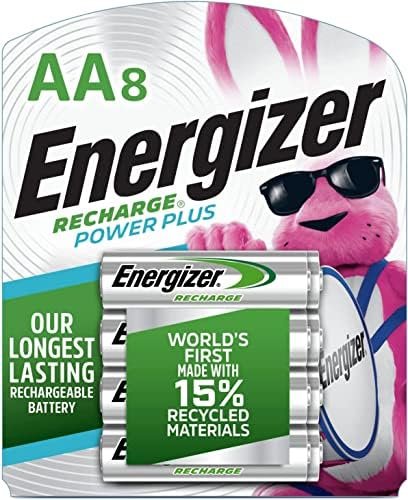 Energizer Rechargeable AA Batteries, 2,000 mAh NiMH