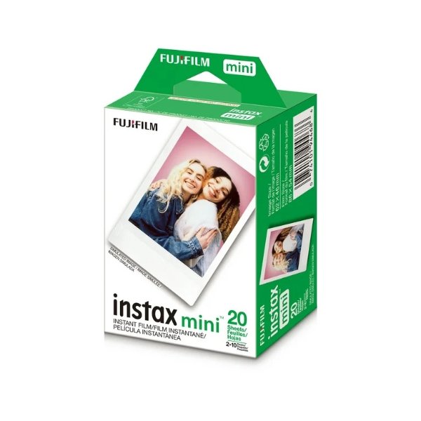 instax mini Instant Daylight Film Pack, 20 Exposures 2-Pack