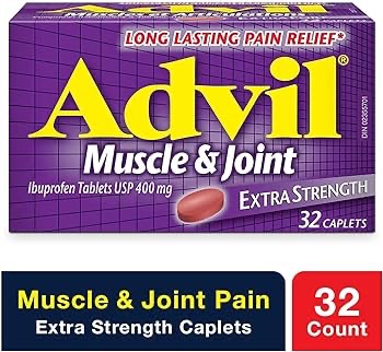 Advil Muscle and Joint (32 Count) 400 mg ibuprofen, Muscle Pain, Joint Pain, Temporary Pain Reliever : Amazon.ca: Health & Personal Care
