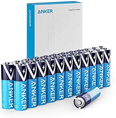 Amazon.com: Anker 电池code（ANKER1810 ）Alkaline AA Batteries (24-Pack), Long-Lasting
