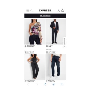 Express部分低至5折