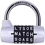 Master Lock 1534D Locker Lock Set Your Own Word Combination Padlock, 密码锁