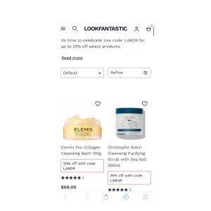 $0.00 Labor Day Sale: Up to 25% off! | Beauty Products | Free Delivery | LookFantastic