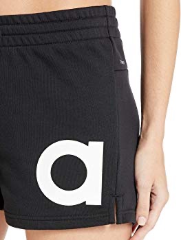 Amazon.com: adidas Women's Essentials Brand Shorts, Black/White, Small: Clothing女款短裤