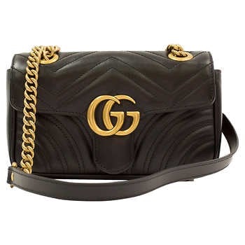 Gucci Small Marmont Bag, Black小号