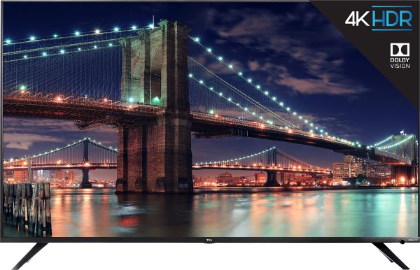 55R615 55" 4K Dolby Vision HDR Roku Smart LED TV