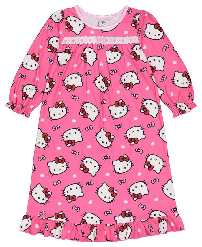 Hello Kitty Toddler Girls Nightgown & Reviews - Pajamas - Kids - Macy's 小女童连体睡衣