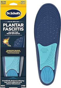 Amazon.com: Dr. Scholl’s® Plantar Fasciitis Pain Relief Orthotic Insoles, Immediately Relieves Pain: Heel, Spurs, Arch Support, Distributes Foot Pressure 