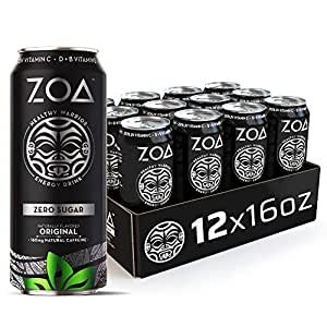 Amazon ZOA 零糖能量饮料 原味 16oz 12罐