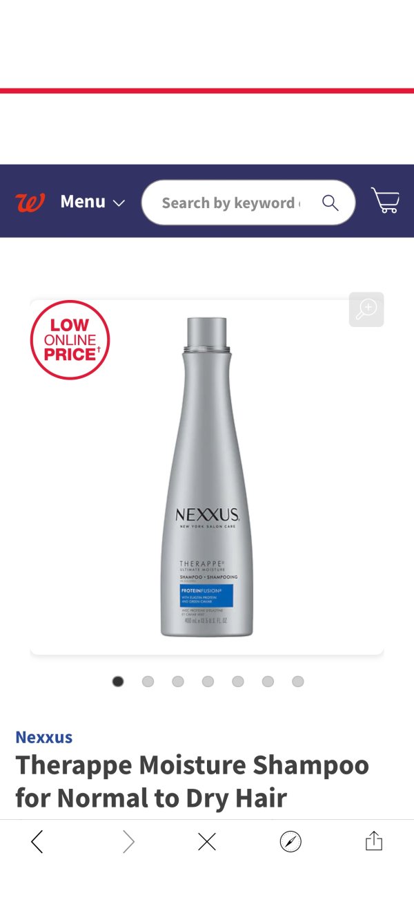 Nexxus Therappe Moisture Shampoo for Normal to Dry Hair | Walgreens