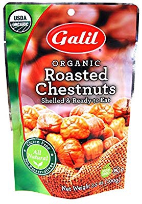 Galil Organic Whole Roasted Chestnuts, 3.5-oz, 3 count: Amazon.com: Grocery & Gourmet Food Galil 有机即食栗子3.5安士 X 3包 $6.75