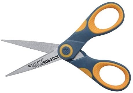 Westcott Titanium Bonded Non-Stick Scissors, 5"