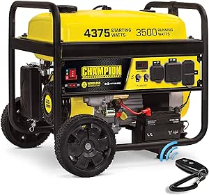 Amazon.com : Champion Power Equipment 100554 4375/3500-Watt RV Ready Portable Generator with Wireless Remote Start, CARB : Patio, Lawn &amp; Garden