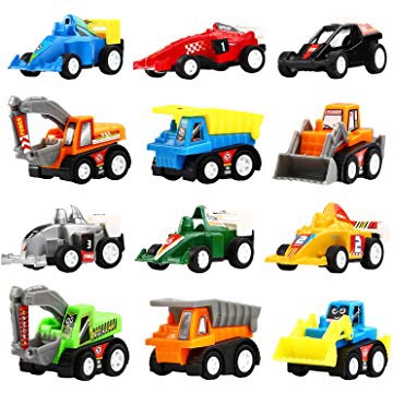 Yeonhatoys 12包拖车、配套工程车和赛车玩具
