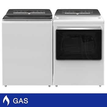 Kenmore 5.3立方英尺Energy Star Top Load Washer with Impeller and 7.4 cu. ft. GAS Dryer with Steam Technology | Costco