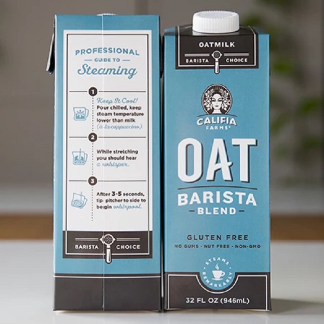 Amazon.com : Califia Farms 燕麦奶，Unsweetened Barista Blend, 32 Oz (Pack of 6)