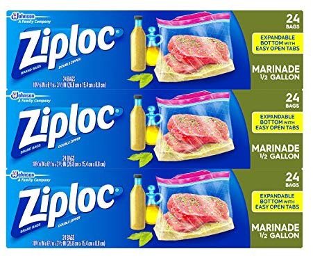Ziploc®, Marinade Bags, Ziploc® brand