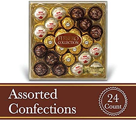 Fine Hazelnut Milk Chocolates, 24 Count Assorted
