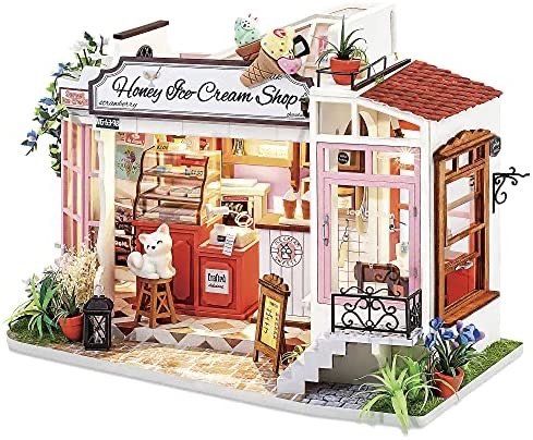 Rolife DIY Miniature Dollhouse Kit  (Ice Cream Store)