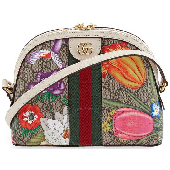 Gucci Ladies Ophidia GG Flora Shoulder Bag 499621 HV8AC 9759 - Handbags, Gucci - JomashopGucci包包