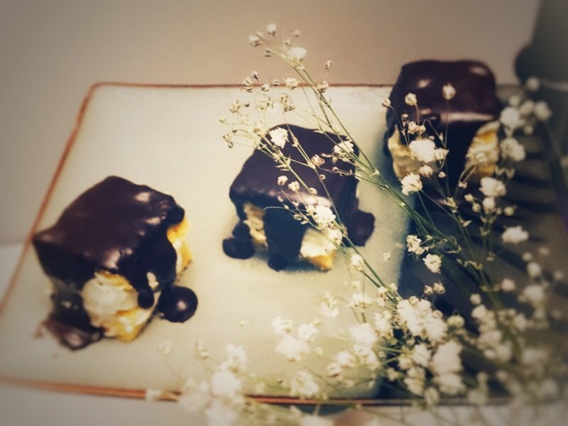 巧克力黄桃小蛋糕🍰—超简单的蛋糕食谱