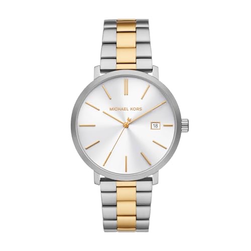 Amazon.com: Michael Kors Men's Blake Three-Hand Date Two-Tone Silver and Gold-Tone Stainless Steel Bracelet Watch (Model: MK9134) : Clothing, Shoes & Jewelry