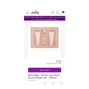 $17.99 Anne Klein 3.4-Oz. Love Anne Eau de Parfum Set - Women | Best Price and Reviews