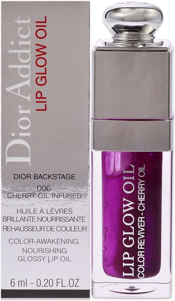 Amazon.com : Christian Dior Dior Addict Lip Glow Oil - 006 Berry Women Lip Oil 0.2 oz : Beauty & Personal Care