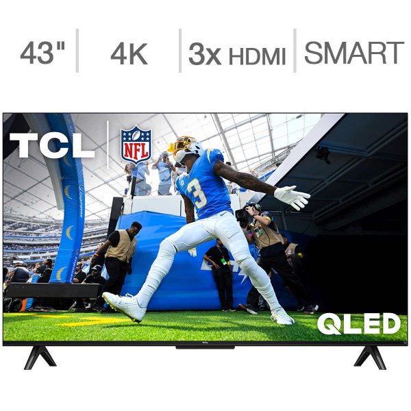 TCL 43" Q570F 4K QLED Fire TV 智能电视