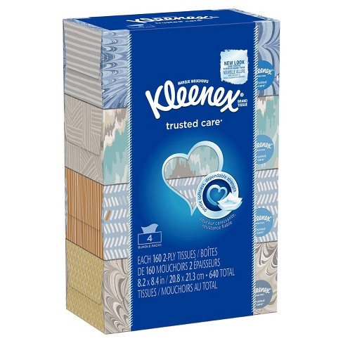 Kleenex Trusted Care Facial Tissue - 640ct : Target纸巾