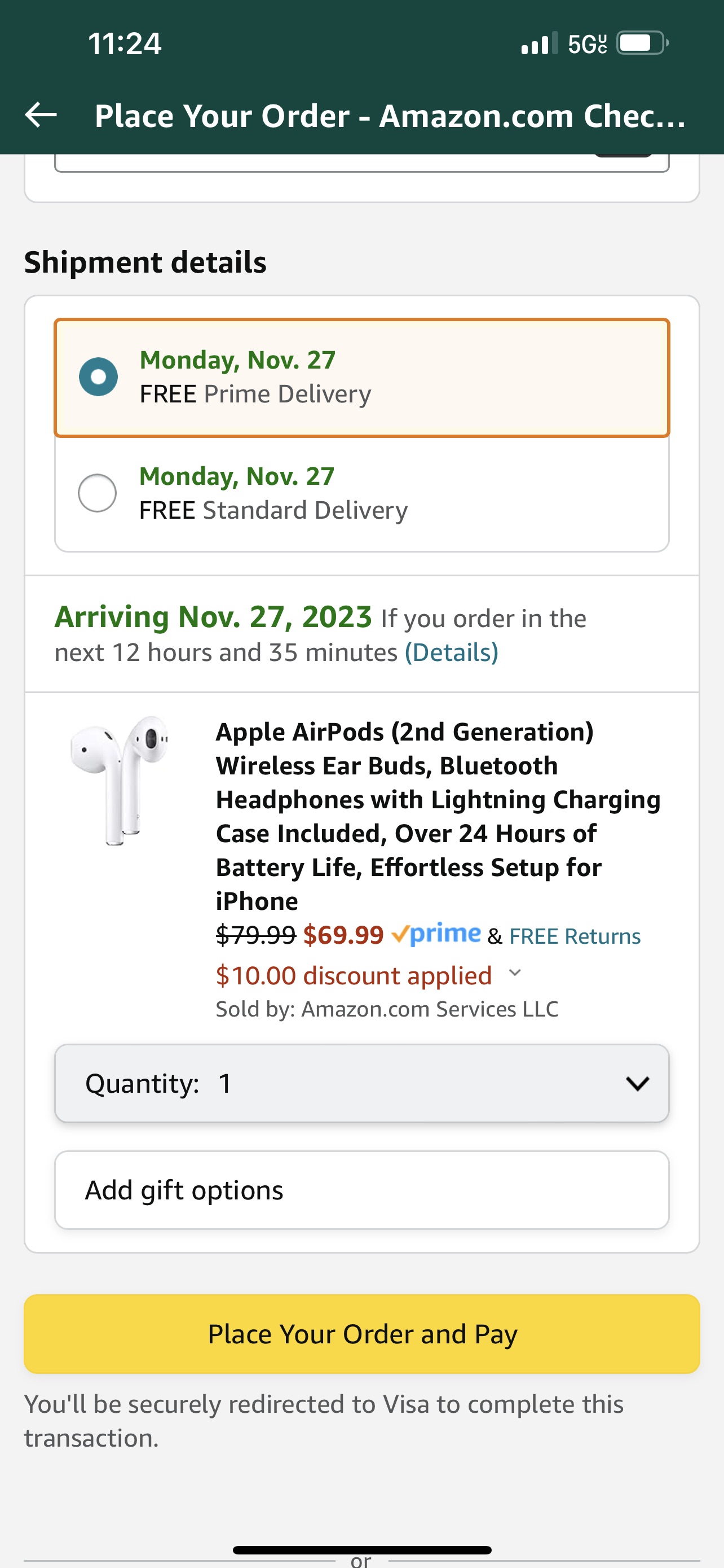 Amazon.com.  apple airpods