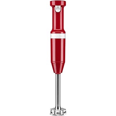 Amazon.com: KitchenAid Variable Speed Corded Hand Blender KHBV53, Empire Red: Home & Kitchen手持料理棒