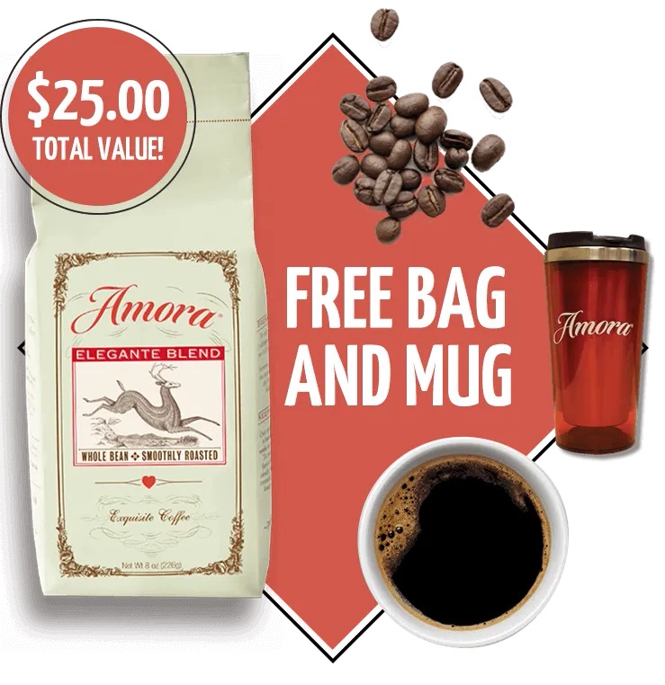 咖啡日 Get a Free Bag of Amora Coffee Plus Free Coffee Mug – Amora Coffee