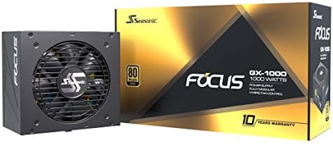 Amazon.com: Seasonic Focus GX-1000, 1000W 80+ Gold, Full-Modular, Fan Control in Fanless, Silent, and Cooling Mode, 10 Year Warranty, Perfect Power Supply  