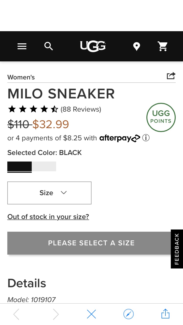 Women's Milo Sneaker | UGG® Official女鞋