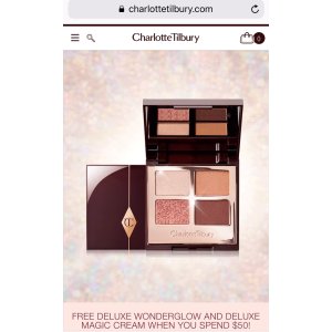 $53 Charlotte Tilbury限量版Dreamgasm眼影盘上新!