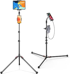 Amazon.com: UGREEN Tablet Tripod Stand Floor Tablet Stand Holder Mount 68-Inch Height Adjustment 