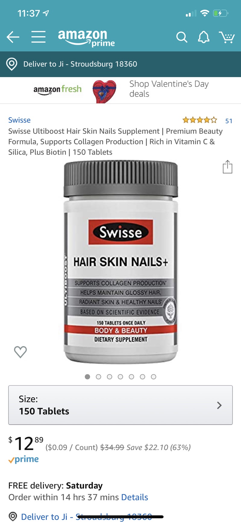 胶原蛋白Amazon.com: Swisse Ultiboost Hair Skin Nails Supplement | Premium Beauty Formula, Supports Collagen Production | Rich in Vitamin C & Silica, Plus Biotin | 150 Tablets: Health & Personal Care