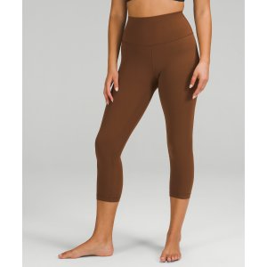 $69 lululemon 特價上新 Align™ High-Rise Crop 21烤棕色特價尺寸全