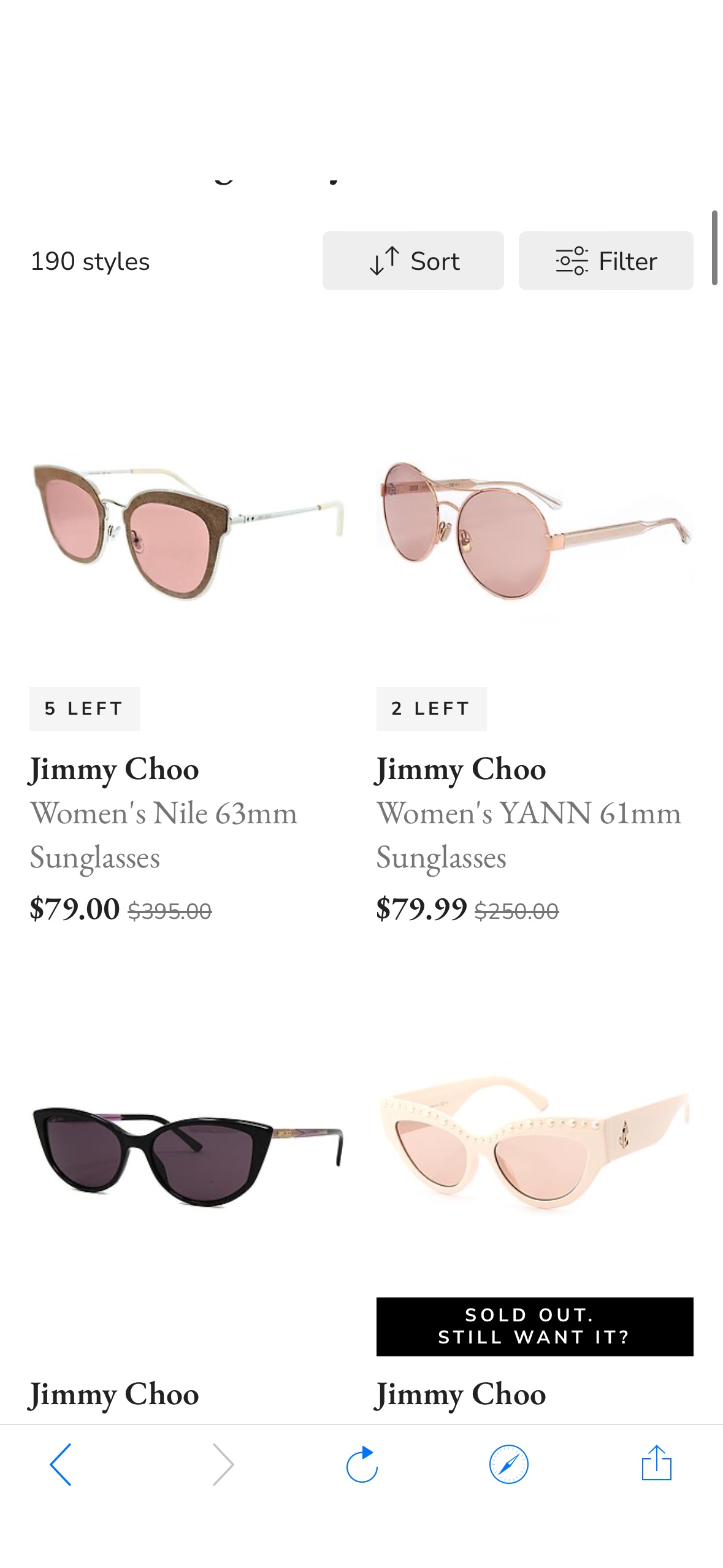 Rue La La — Starting at 65% Off: Jimmy Choo & More Designer Eyewear