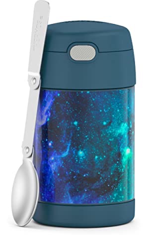 Amazon.com: THERMOS FUNTAINER 16 Ounce Stainless Steel Vacuum Insulated Food Jar with Spoon, Galaxy Teal : Home & Kitchen