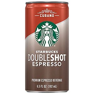 Starbucks Doubleshot Espresso, Cubano, 1 Count, 6.5 fl oz Can