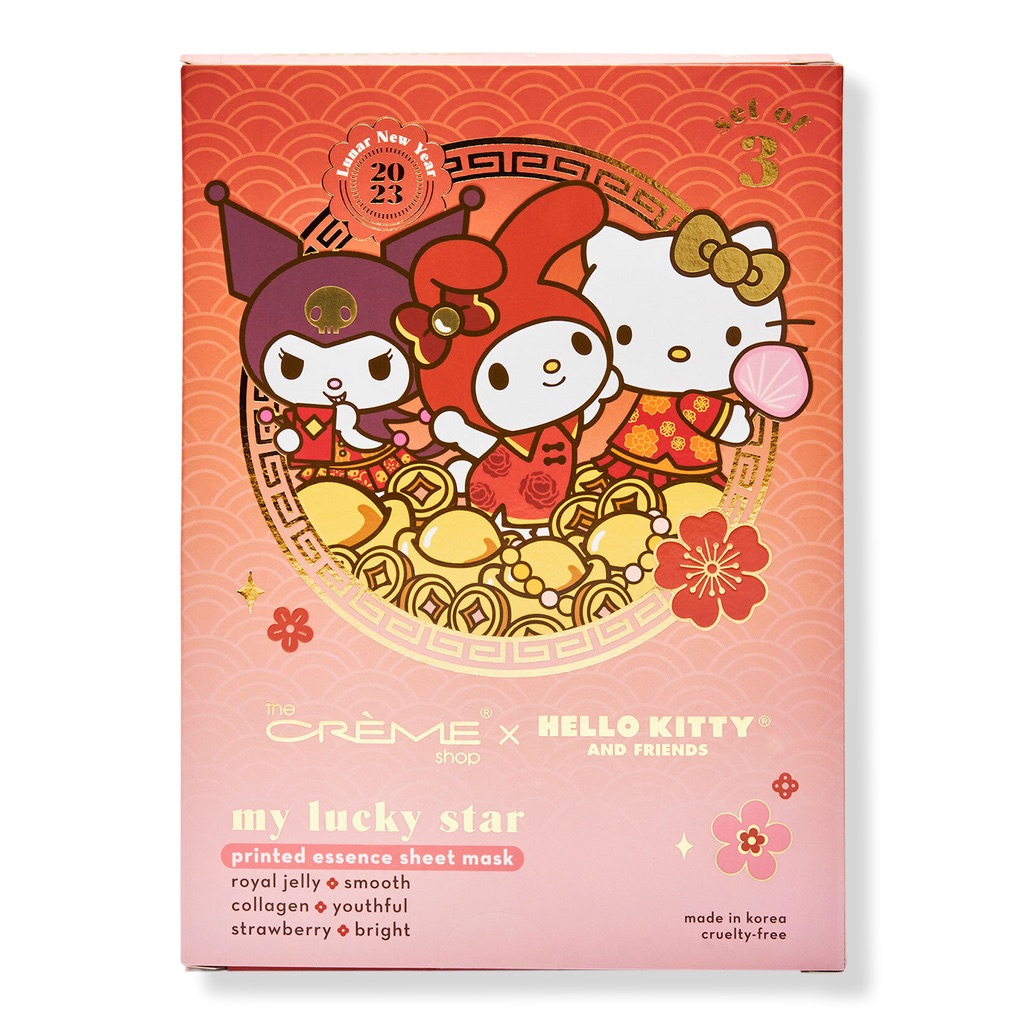 Hello Kitty & Friends My Lucky Star Printed Sheet Mask - Limited Edition - The Crème Shop | Ulta Beauty