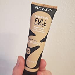 Revlon遮瑕粉底液 ColorStay Full Cover Foundation, Warm Golden, 1.0 Fluid Ounce: Beauty