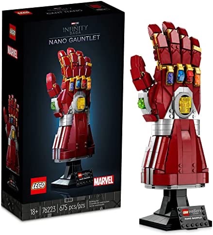 Amazon.com: LEGO Marvel Nano Gauntlet 76223 Iron Man Building Set for Adults (680 Pieces) : Toys & Games