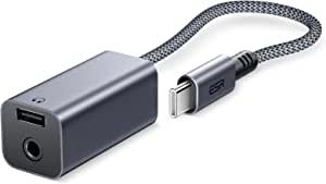 2合1 USB-C充电 + 3.5mm耳机孔适配器