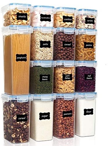 Vtopmart Airtight Food Storage Containers Set with Lids, 15pcs