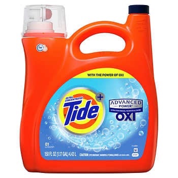泰渍洗衣液减$5.5 Tide Ultra Concentrated HE Liquid Laundry Detergent, 158 loads, 208 fl oz | Costco