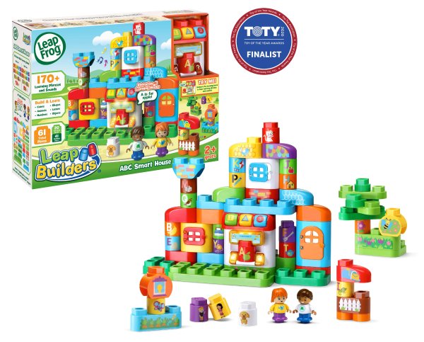 LeapBuilders ABC Smart House Learning Blocks Toy for Kids
