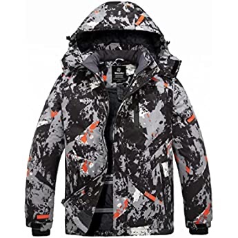 Amazon.com: QPNGRP Mens Waterproof Ski Snowboard Jacket Windproof Winter Snow Coat Burgundy Medium : Clothing, Shoes & Jewelry